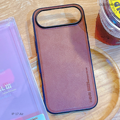 ** Ốp IP 17 Air X-level vân da viền dẻo