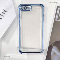 ** Ốp iPhone 7+/8+ dẻo trong chống sốc viền màu bảo vệ camera