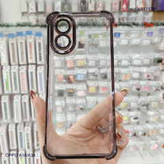 ** Ốp Oppo A18/A38 dẻo trong chống sốc viền màu bảo vệ camera