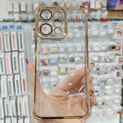 ** Ốp Reno 13 Pro 5G dẻo trong chống sốc viền màu bảo vệ camera