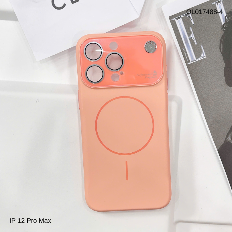 Ốp IP 12 Pro Max Likgus nhám magsafe phối camera mùi hương