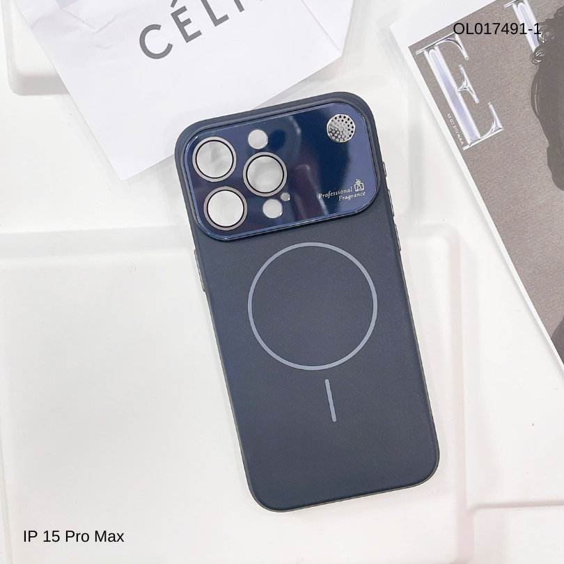 Ốp iPhone 15 Pro Max Likgus nhám magsafe phối camera mùi hương