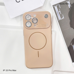 Ốp iPhone 15 Pro Max Likgus nhám magsafe phối camera mùi hương