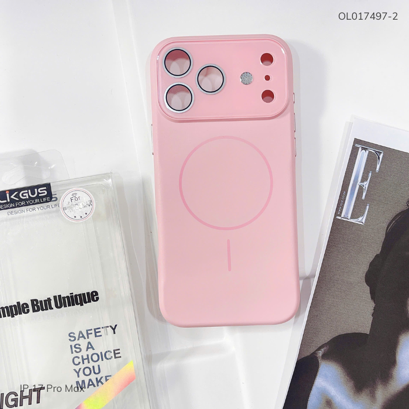 Ốp IP 17 Pro Max Likgus nhám magsafe phối camera mùi hương