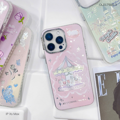 Ốp IP Xs Max lưng cứng viền dẻo nút bạc nhiều hình