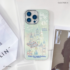 Ốp IP Xs Max lưng cứng viền dẻo nút bạc nhiều hình