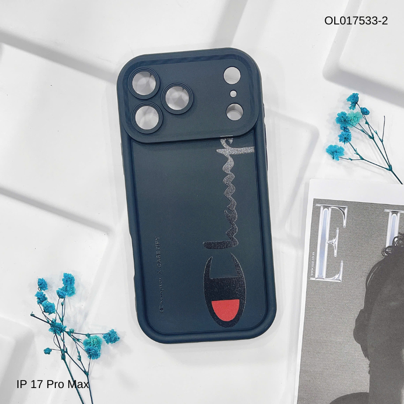 Ốp iPhone 17 Pro Max dẻo đen