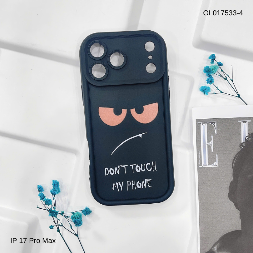 Ốp iPhone 17 Pro Max dẻo đen