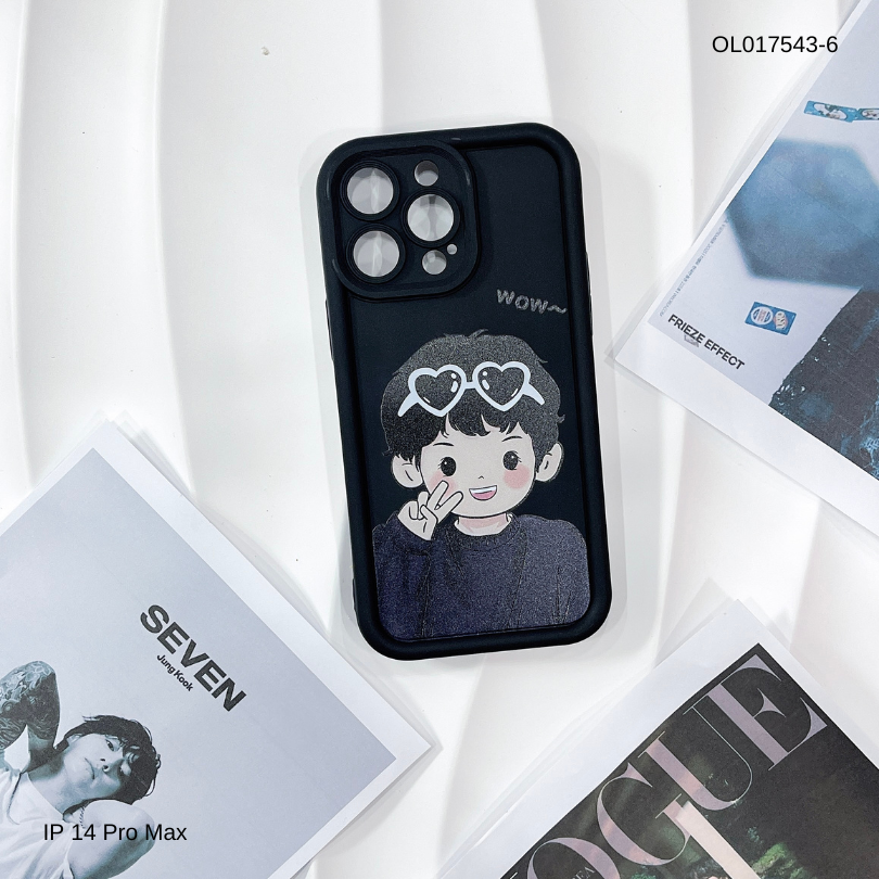 Ốp iPhone 14 Pro Max dẻo đen