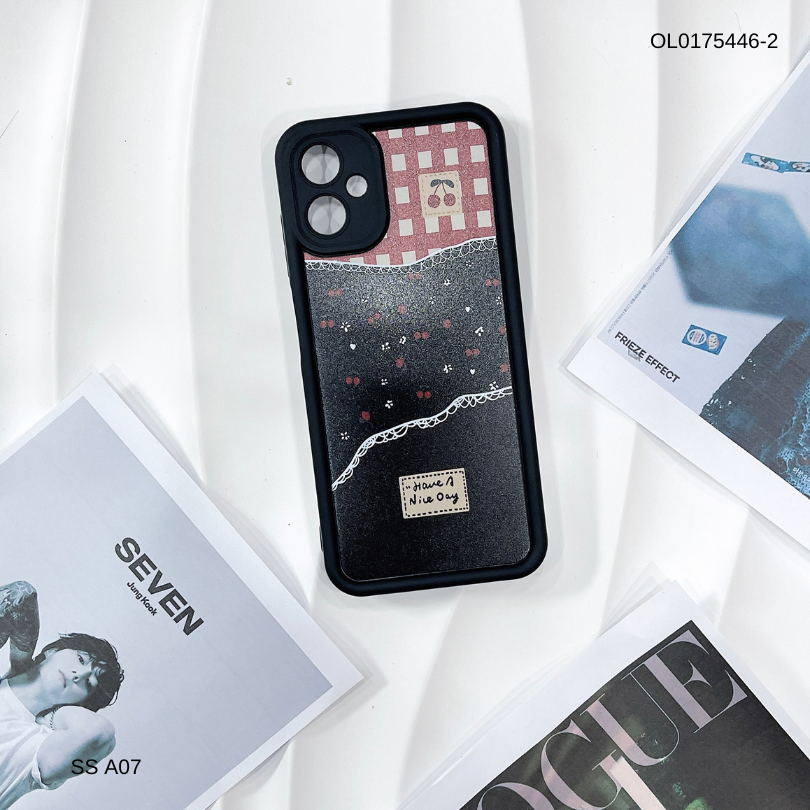 Ốp Samsung A07 dẻo đen