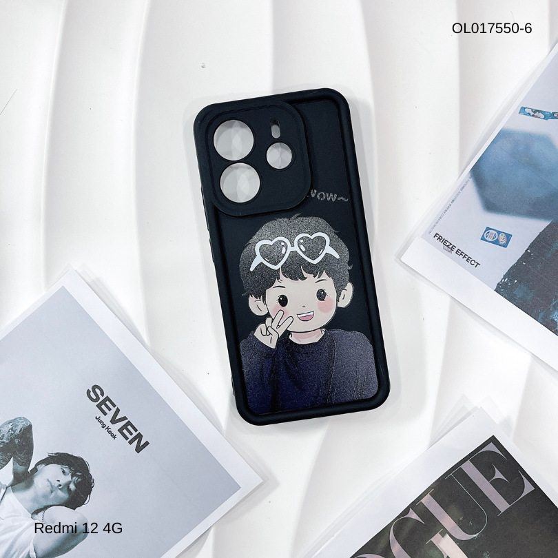 Ốp Xiaomi Redmi 12 4G dẻo đen
