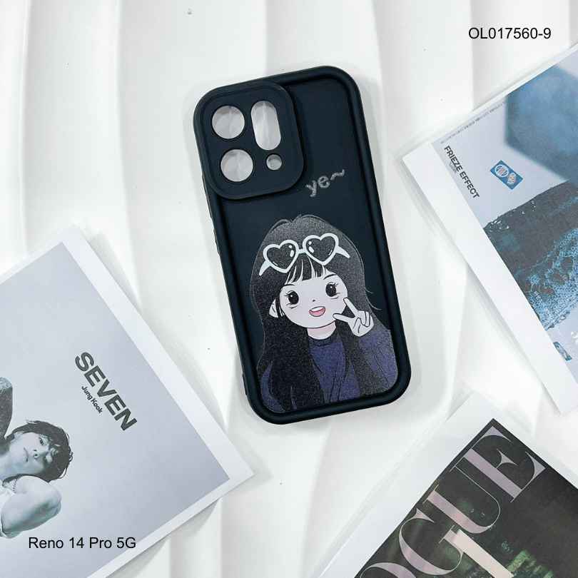 Ốp Reno 14 Pro 5G dẻo đen