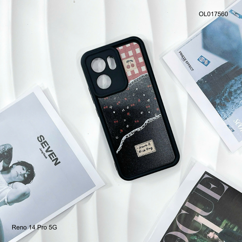 Ốp Reno 14 Pro 5G dẻo đen