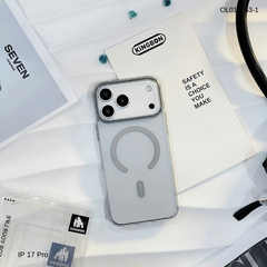 Ốp IP 17 Pro Kingbon trong cứng magsafe viền camera