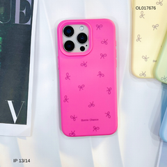 Ốp IP 13/14 dẻo silicon nhiều nơ nhí Bonne Chance