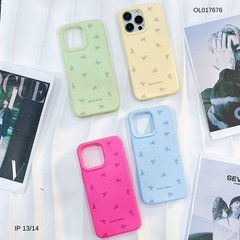 Ốp IP 13/14 dẻo silicon nhiều nơ nhí Bonne Chance