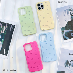 Ốp IP 11 Pro Max dẻo silicon nhiều nơ nhí Bonne Chance