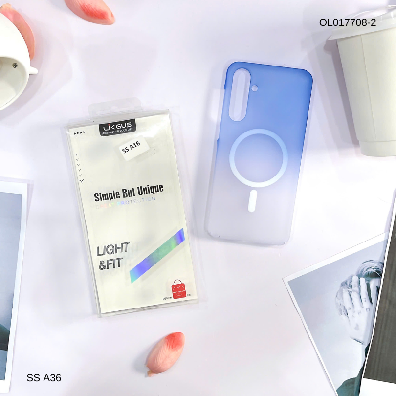 Ốp SS A36 Likgus nhám magsafe loang màu viền cứng
