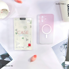 Ốp Xiaomi Redmi 12 4G Likgus nhám magsafe loang màu viền cứng