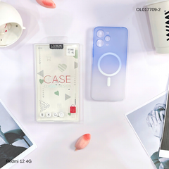 Ốp Xiaomi Redmi 12 4G Likgus nhám magsafe loang màu viền cứng