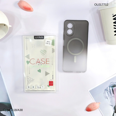Ốp Oppo A18/A38 Likgus nhám magsafe loang màu viền cứng
