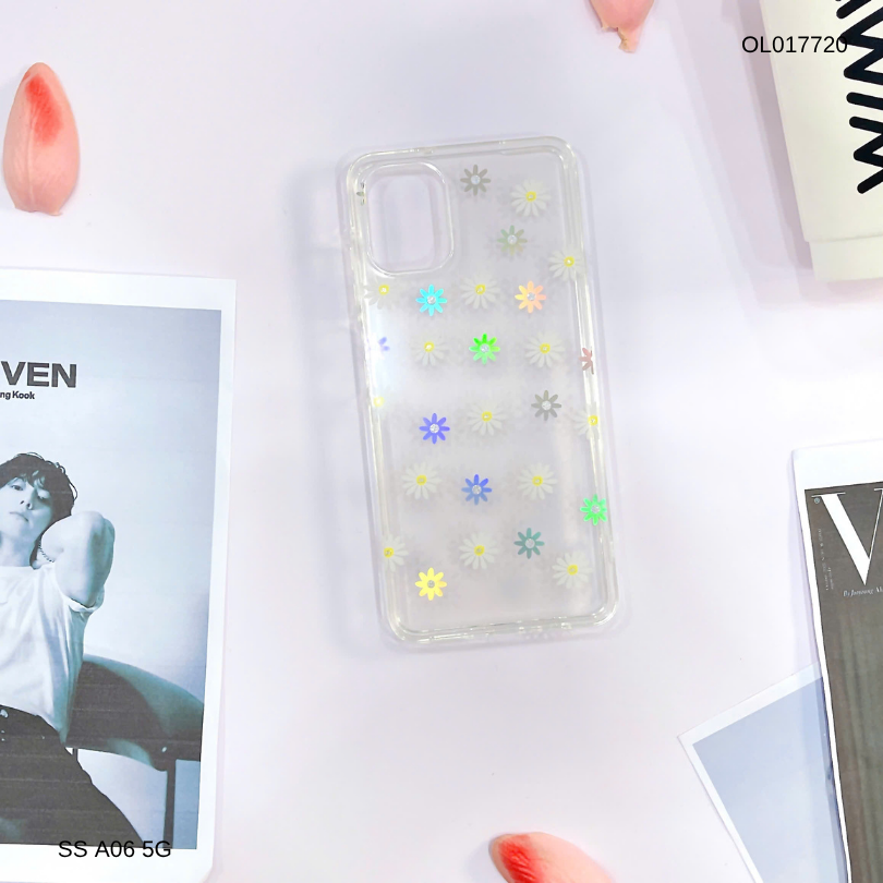 Ốp SS A06 lưng trong cứng nhiều hoa nhí nhiều màu