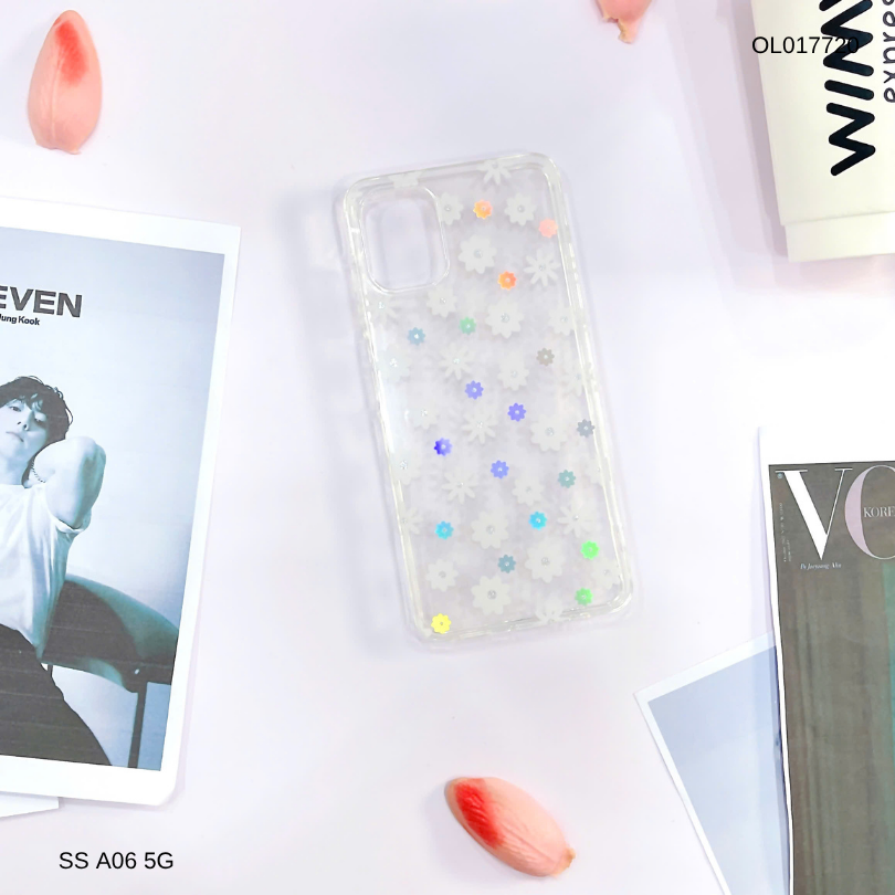 Ốp SS A06 lưng trong cứng nhiều hoa nhí nhiều màu