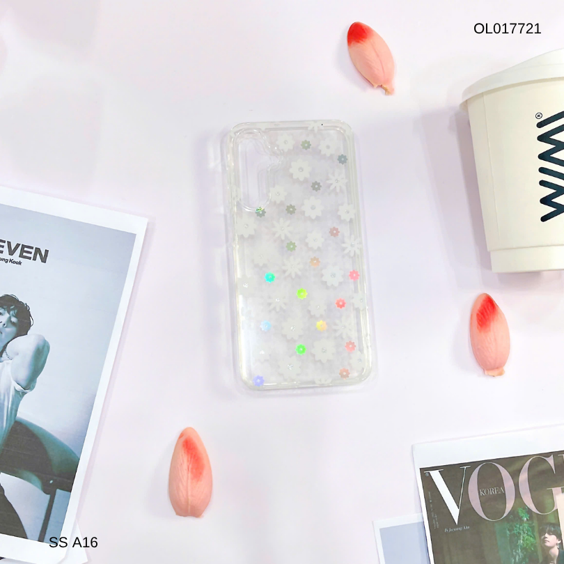 Ốp SS A16 lưng trong cứng nhiều hoa nhí nhiều màu