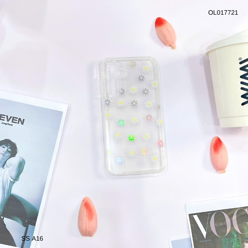 Ốp SS A16 lưng trong cứng nhiều hoa nhí nhiều màu