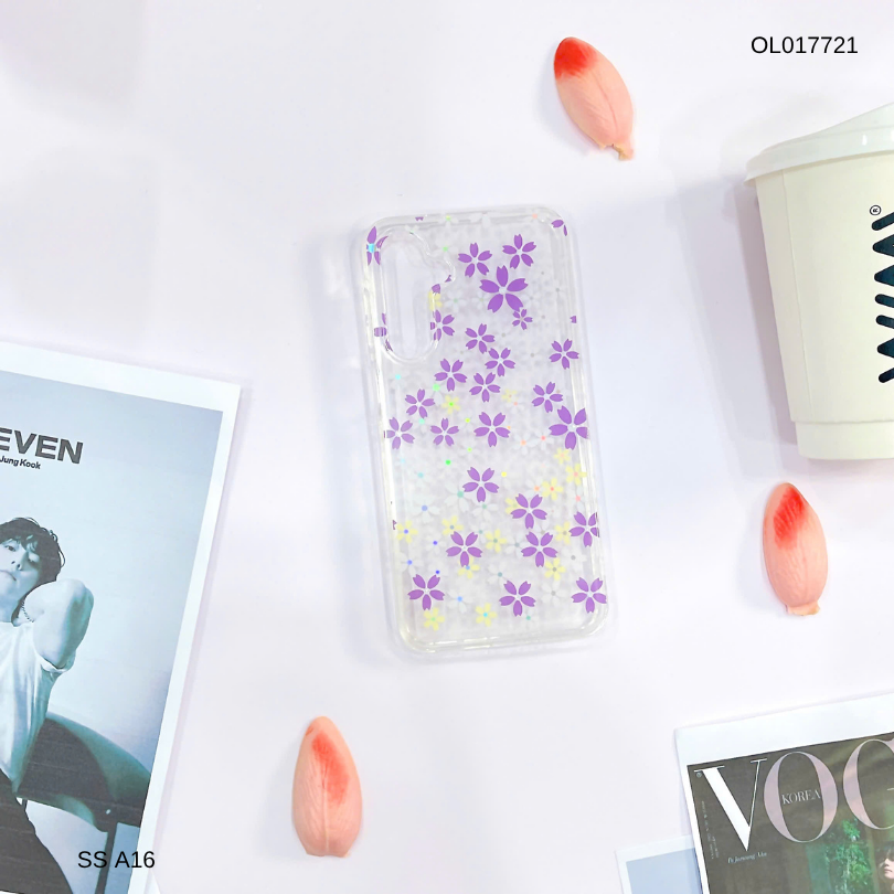 Ốp SS A16 lưng trong cứng nhiều hoa nhí nhiều màu