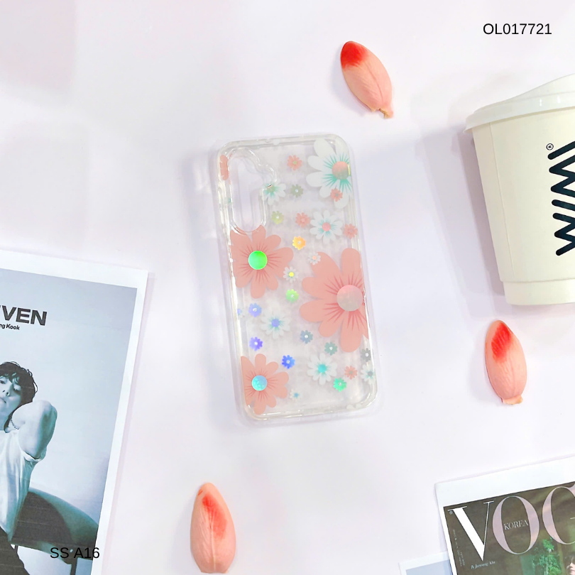 Ốp SS A16 lưng trong cứng nhiều hoa nhí nhiều màu