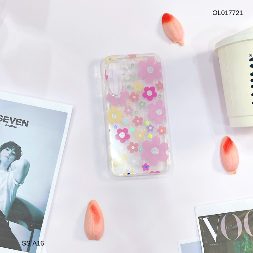 Ốp SS A16 lưng trong cứng nhiều hoa nhí nhiều màu