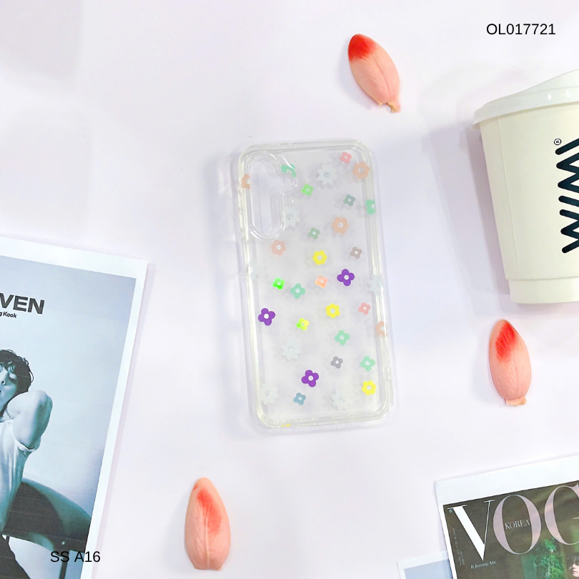 Ốp SS A16 lưng trong cứng nhiều hoa nhí nhiều màu