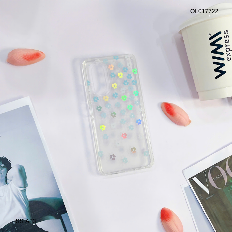 Ốp SS A23 lưng trong cứng nhiều hoa nhí nhiều màu