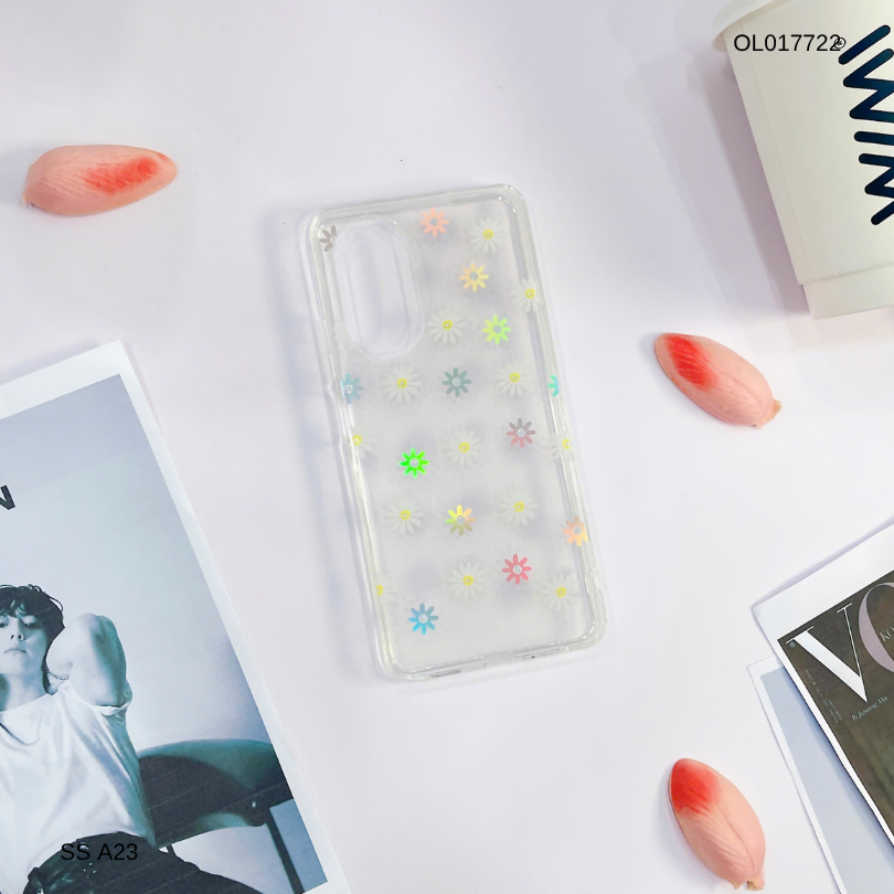 Ốp SS A23 lưng trong cứng nhiều hoa nhí nhiều màu