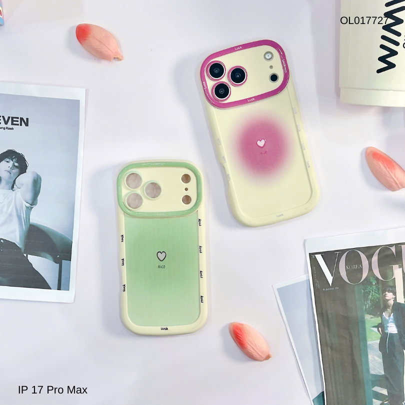 ** ỐP IP 17 Pro Max dẻo viền Lucky