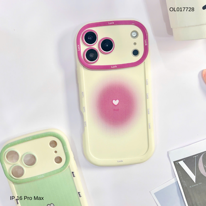 ** ỐP IP 16 Pro Max dẻo viền Lucky
