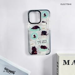 ** Ốp IP 16 Pro Max dẻo viền đen camera Casetify