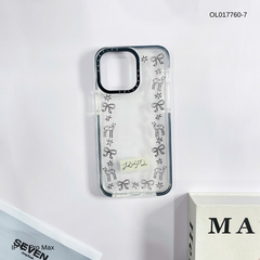 ** Ốp IP 15 Pro Max dẻo viền đen camera Casetify