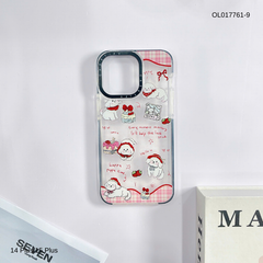 ** Ốp IP 14 Plus/15 Plus dẻo viền đen camera Casetify