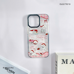 ** Ốp IP 12/12 Pro dẻo viền đen camera Casetify