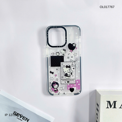 ** Ốp IP 12/12 Pro dẻo viền đen camera Casetify