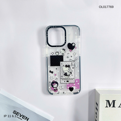 ** Ốp IP 11 6.1 dẻo viền đen camera Casetify