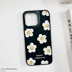 Ốp IP 14 Plus/15 Plus nhám đen camera Casetify