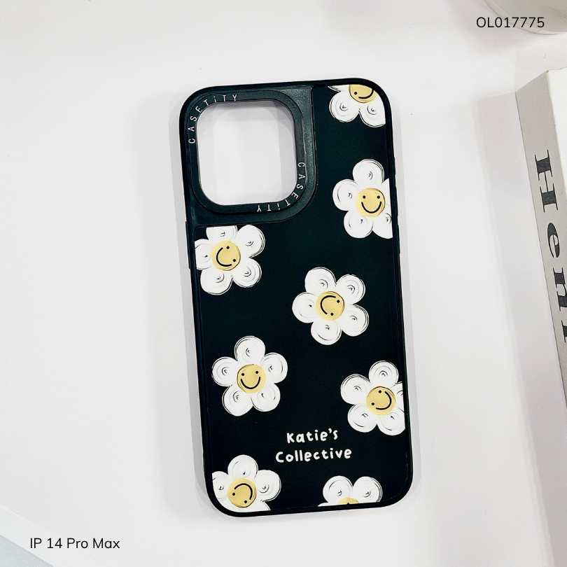 Ốp IP 14 Pro Max nhám đen camera Casetify