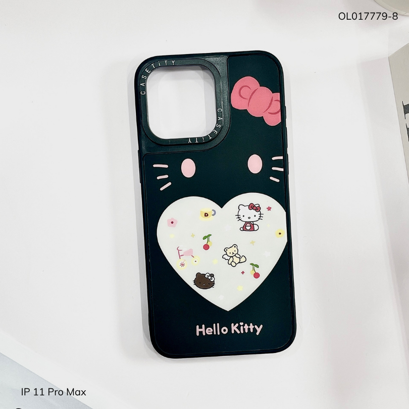 Ốp IP 11 Pro Max nhám đen camera Casetify