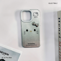 Ốp IP 12 Pro Max vân sần bạc