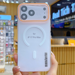 Ốp IP 17 Pro Max nhám magsafe mã vạch Syndee