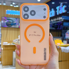 Ốp IP 17 Pro nhám magsafe mã vạch Syndee