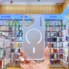 Ốp IP 17 nhám magsafe mã vạch Syndee